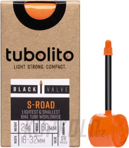 Nejprodávanější Duše Tubolito S-TUBO ROAD 700C 18-32 - černý ventilek