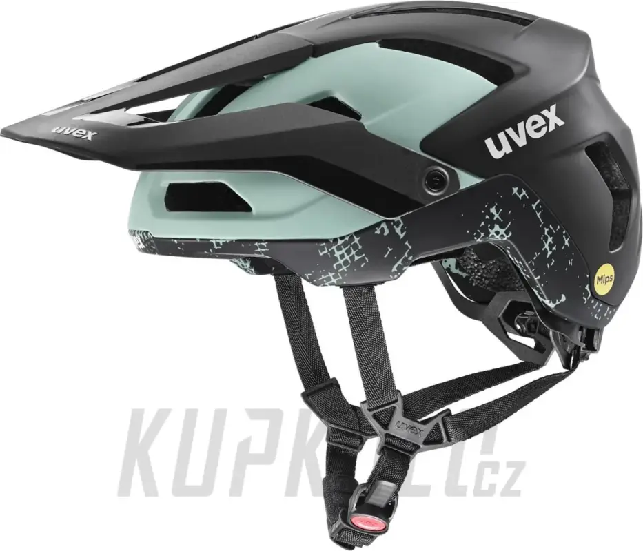 Autentický UVEX HELMA RENEGADE MIPS BLACK-JADE MATT