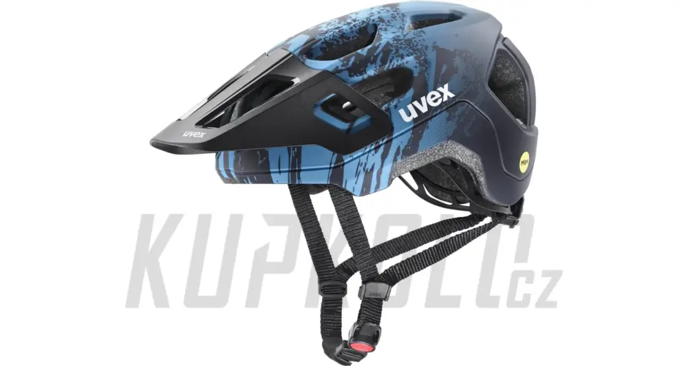Zlevněný UVEX HELMA REACT JR. MIPS AZURE - DEEP SPACE MATT