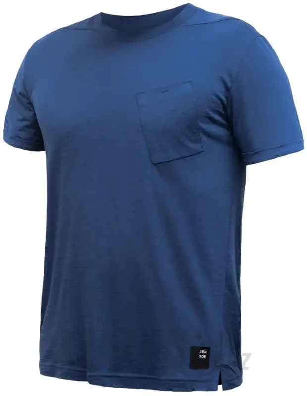 Zlevněný Sensor Merino AIR Traveller pánské triko kr. rukáv, tmavě modrá