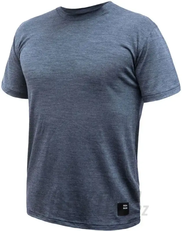 Cenově Výhodný Sensor Merino LITE pánské triko kr. rukáv, mottled blue