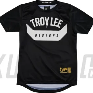 Časově Omezené Dětský dres Troy Lee Designs s krátkým rukávem FLOWLINE AIRCORE BLACK