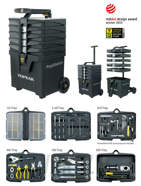 Topeak Prepstation dílenská sada nářadí, 52 ks Přímo Od Výrobce