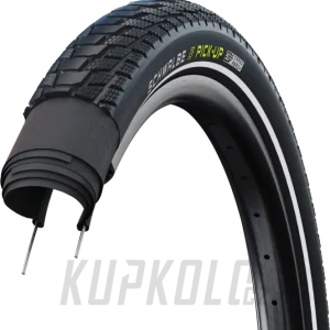 Plášť Schwalbe Pick Up, Super Defense, Addix E, černá, reflexní pruh Cenově Výhodný