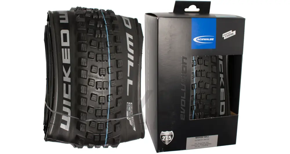 Ověřený 27,5" Plášť MTB Schwalbe Wicked Will, Addix Speedgrip, Super Trail, Tubeless Easy, pro elektrokola