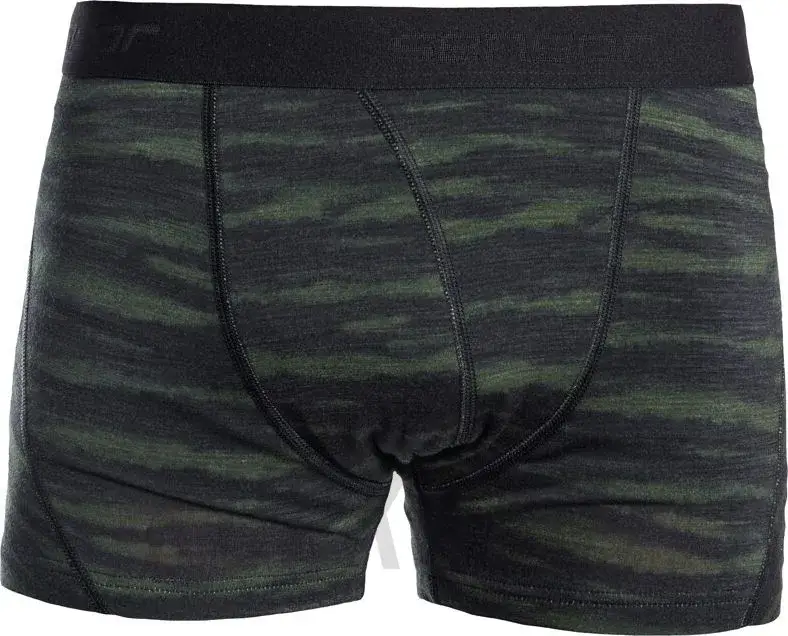 Pouze Dnes Pánské trenky Sensor Merino Impress, černá batik