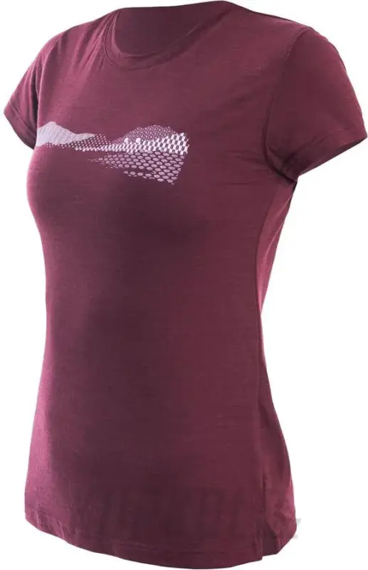 Značkový Sensor Merino AIR PT HILLS dámské triko, kr. rukáv, port red