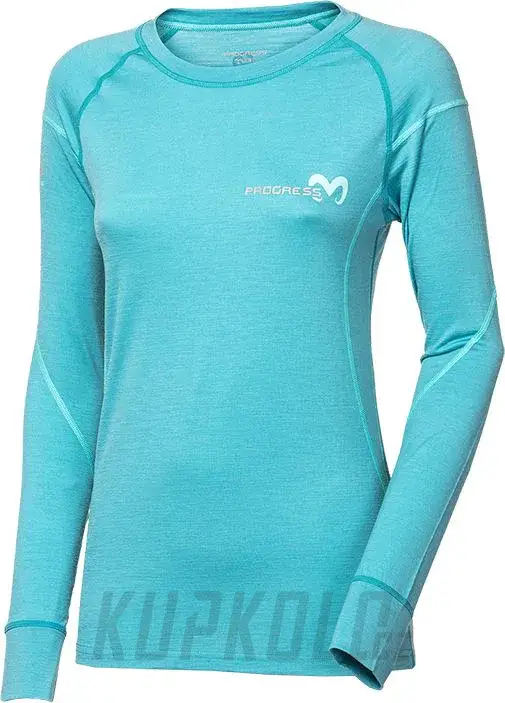 Progress Merino 170 dámské triko dlouhý rukáv, mint Nejlepší Volba