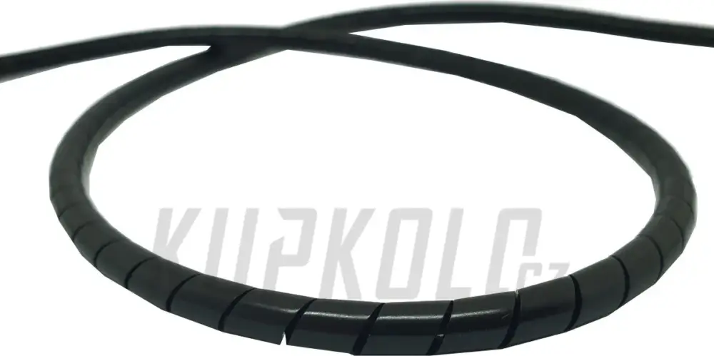 Super Cena Capgo BL spirálová omotávka, ID 4.8mm, OD 6mm, černá, 20m