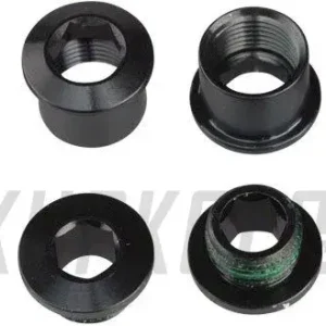 Šrouby do převodníky klik SRAM X01/X01DH, Al černé Vysoce Kvalitní