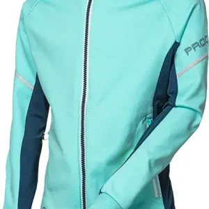 Progress COOLIO Jacket dětská softshellová bunda, mint/tm.modrá Sleva