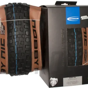 27,5" Schwalbe Nobby Nic, Addix SpeedGrip, SuperGround, pro elektrokola, bronze skin Nejlepší Volba