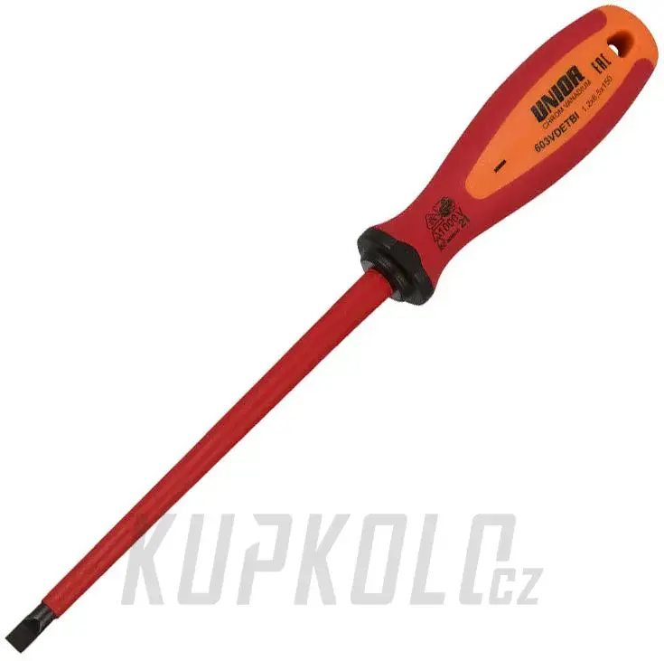 Unior Šroubovák plochý VDE TBI, 0.6 x 3.5 x 100 Sezónní Sleva