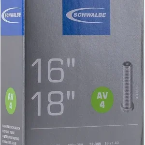 Dětská duše Schwalbe AV4 - auto ventilek 16/18x1 3/8" 28/37-340/355 AV40mm Výhodná Nabídka