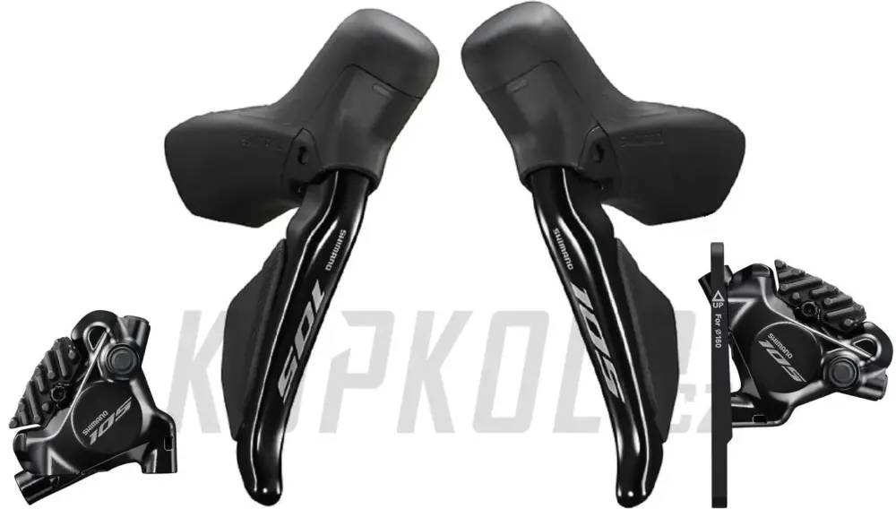 Řadicí a brzdová páka Shimano 105 Di2, ST-R7170 + třmen BR-7170 Víkendová Akce
