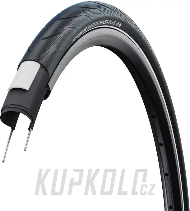 26" Plášť Schwalbe Spicer Plus, PunctureGuard, Green Compund, černá + reflexní pruh Kup Teď