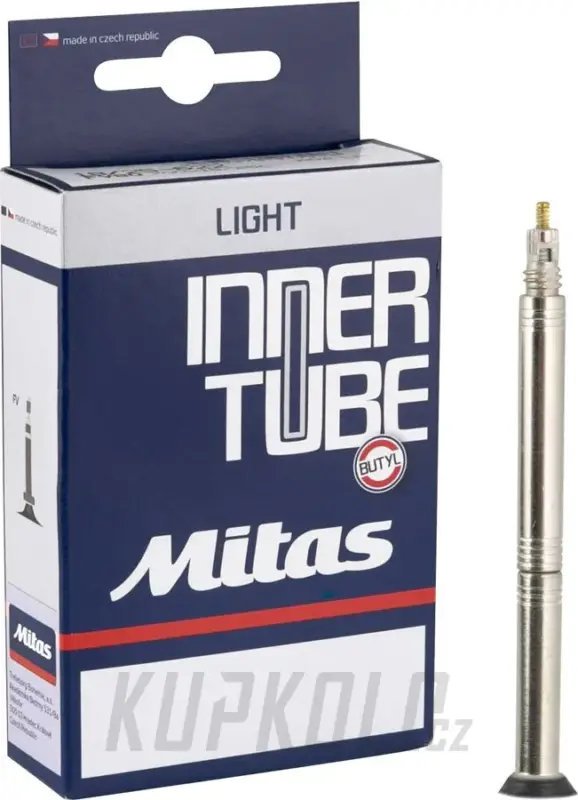 Akce Duše silniční Rubena Mitas LIGHT 700 x 23/28C, galuskový ventil, 80mm