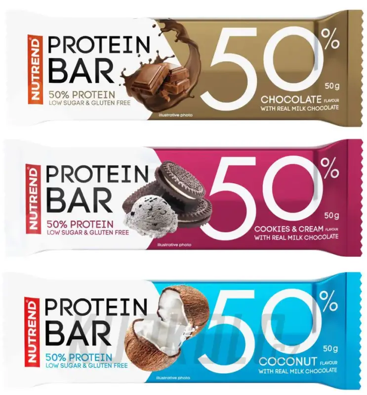 Expresní Doručení Nutrend Protein Bar 50 proteinová tyčinka, 50g