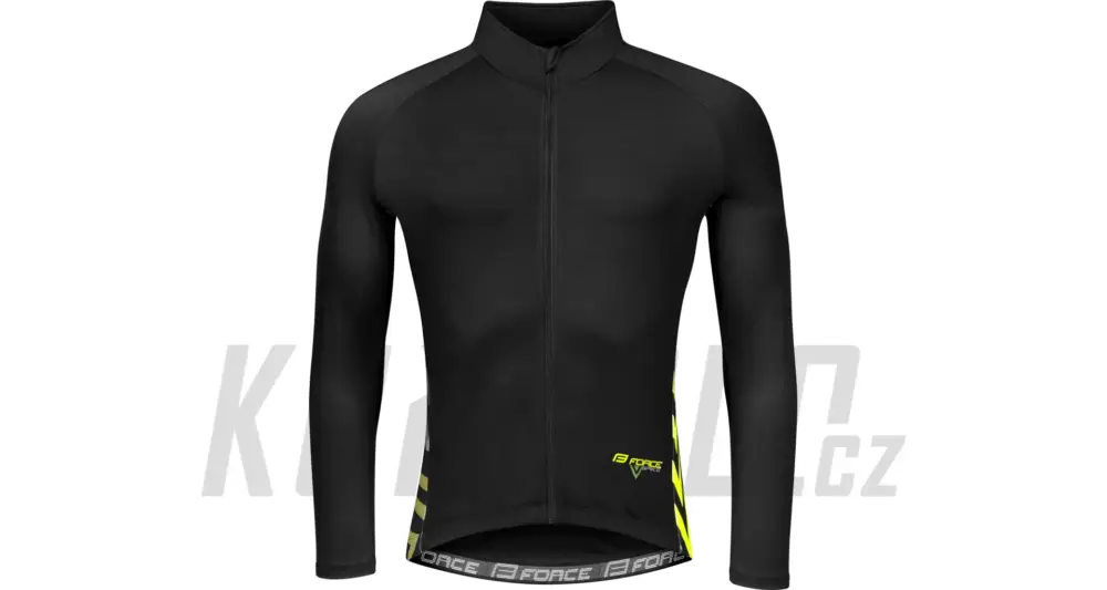 Nízká Cena Dres Force SPIKE dlouhý rukáv, černá/fluo