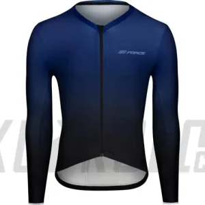 Dres FORCE SMOOTH dlouhý rukáv, modrá/černá Sleva