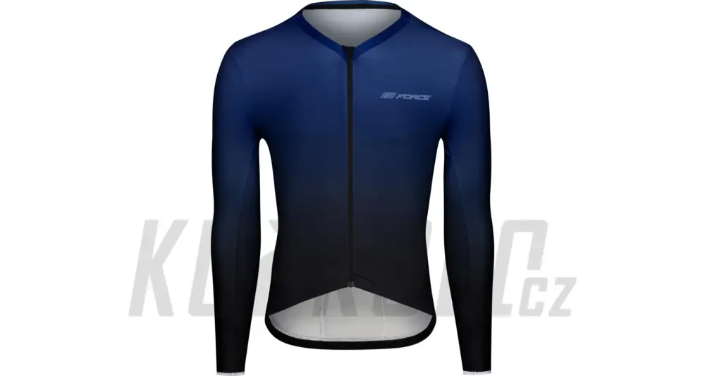 Dres FORCE SMOOTH dlouhý rukáv, modrá/černá Sleva