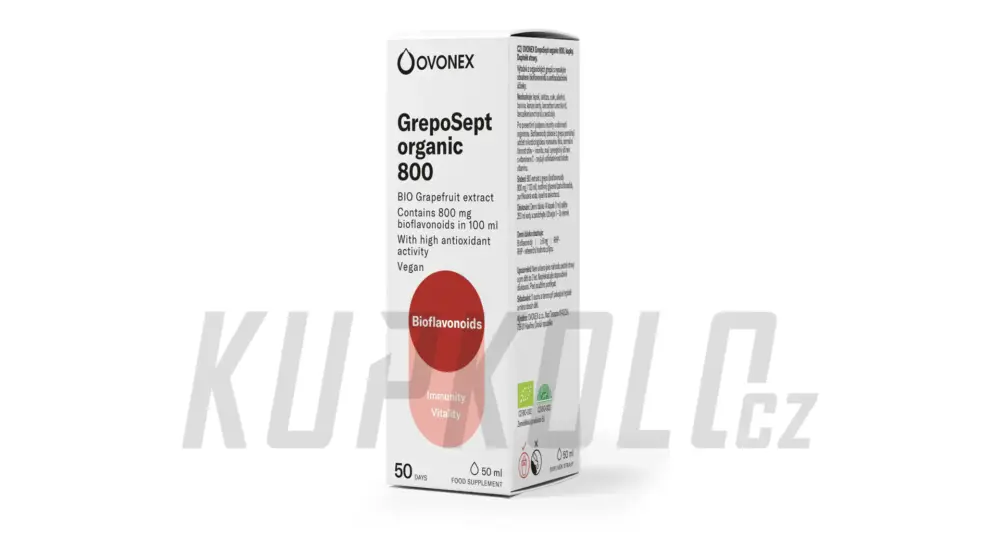 Ovonex GrepoSept ORGANIC 800, 50ml Koupit Online