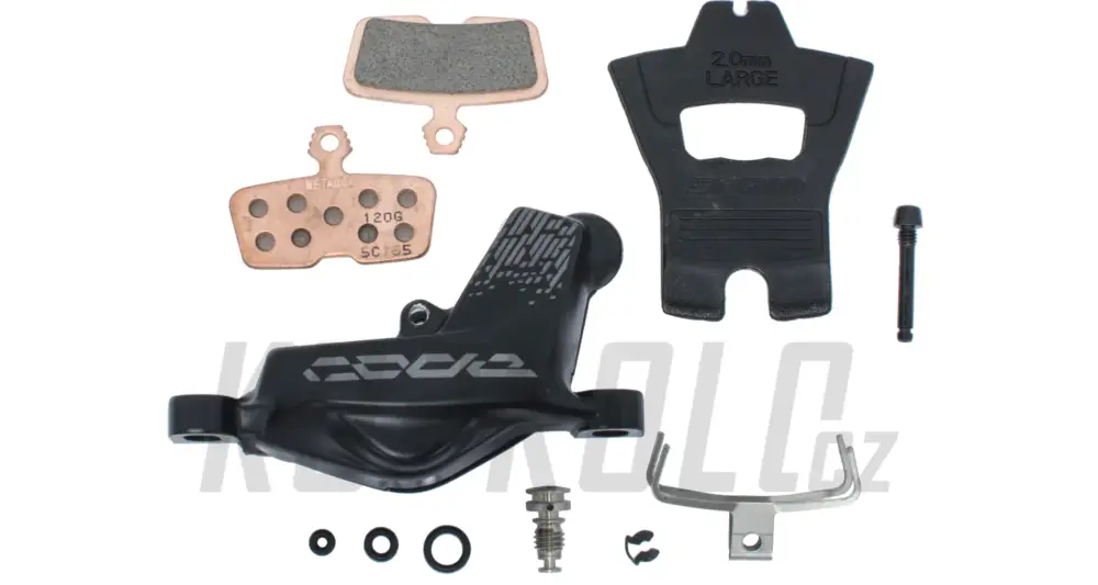 Nová Kolekce Brzdový třmen Sram Code 4 píst černá