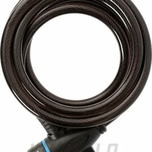 Zámek spirála MAX1 1500x8 mm 4 klíče, černý Poslední Šance