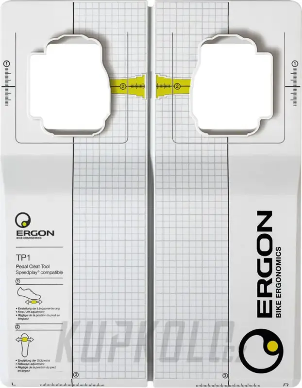 Přípravek pro nastavení kufrůErgon TP1 Speedplay Zlevněný