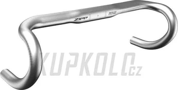 Rychlé Dodání Silniční řidítka ZIPP Service Course 80 Ergo stříbrná