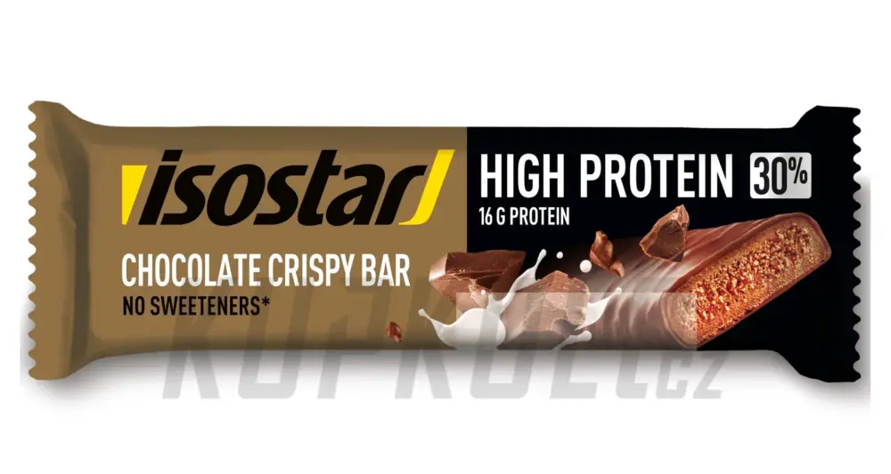 Levný ISOSTAR proteinová tyčinka 30% 55g - čokoláda