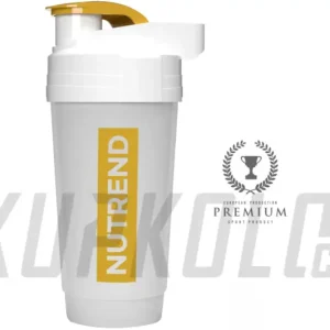 Šejkr NUTREND, 700ml - transparentní - zlaté logo Cenově Výhodný