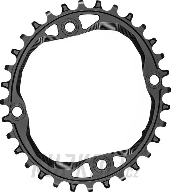 Časově Omezené Převodník AbsoluteBlack Oval 104 BCD pro Shimano 12s