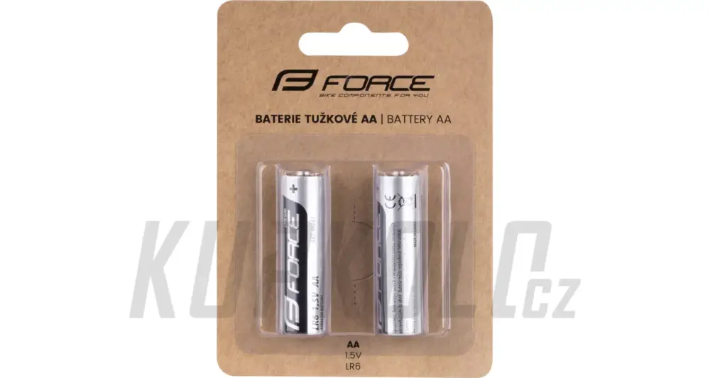 Baterie FORCE tužkové AA / 1,5V 1 x 2 ks Cenový Hit
