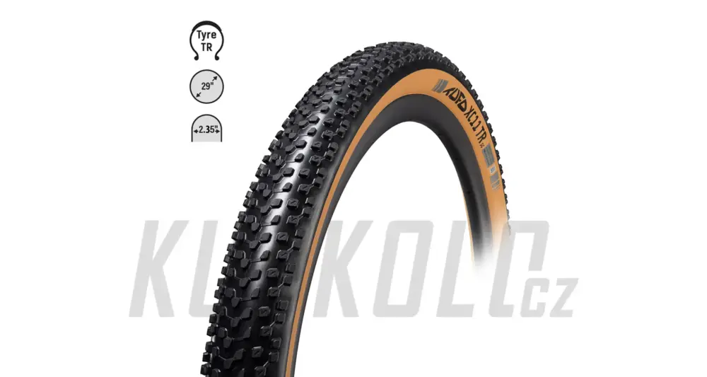 Levný Plášť 29" MTB Tufo XC11 TR SG 29"x2,35, kevlar, bezdušový, béžový