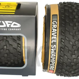 Cenová Bomba Gravel plášť TUFO SWAMPERO, bezdušový - černo/béžový