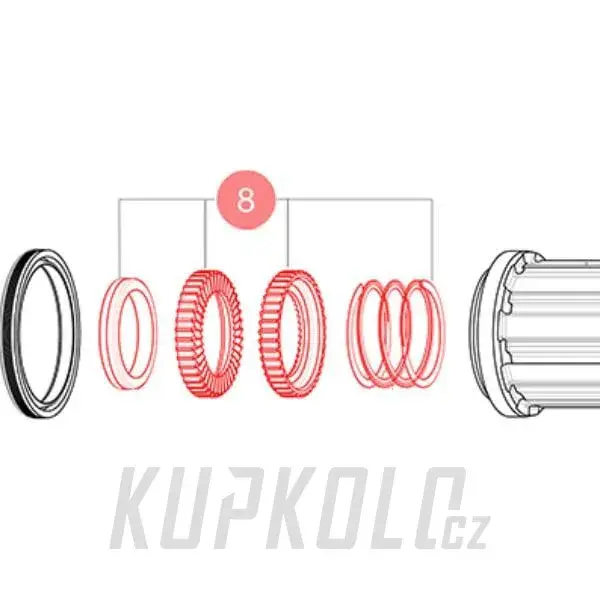 Top Prodej MAVIC KIT ID360 24 TEETH 2 RATCHET + MTB SPRING + PAD (specific) (LV2375200)