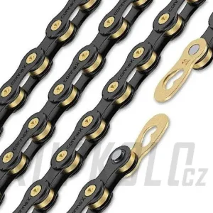 Řetěz Connex 10sB, 10s, 114 článků, černo-zlatý Vrácení Zdarma