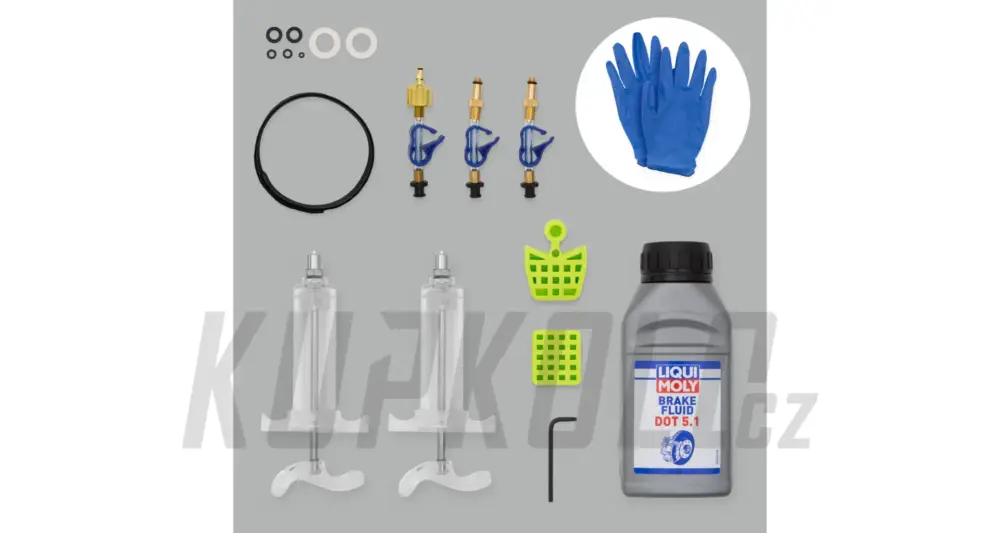 Omezená Nabídka Odvzdušňovací sada BLEEDKIT BK-80090 Sram Workshop + DOT