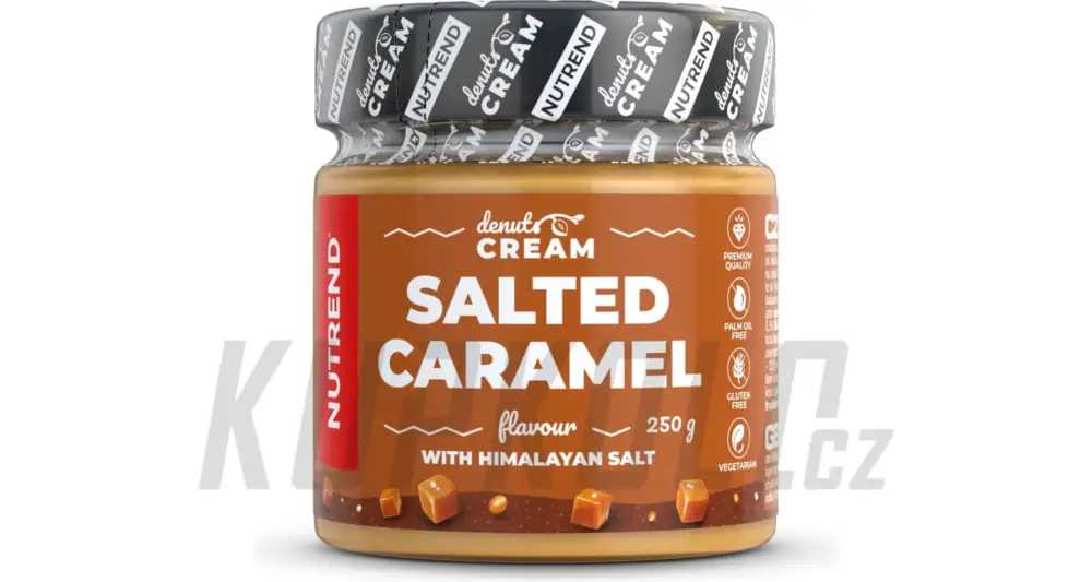 Odeslání Ihned Nutrend DENUTS CREAM proteinová svačinka, 250 g, slaný karamel