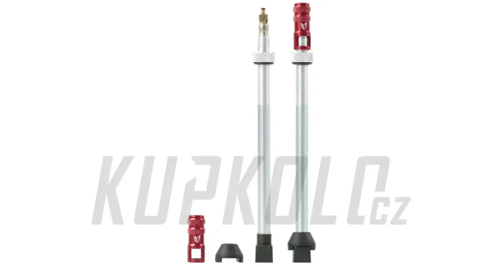 Ověřený Effetto Mariposa - CafféLatex tubeless ventilky, 100 mm, 2ks, červená