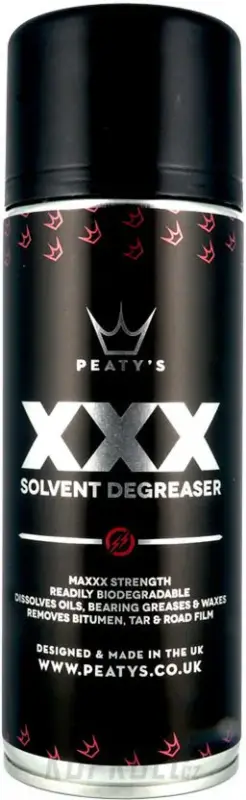 Značkový Odmašťovač Peaty's XXX solvent degreaser 400 ml