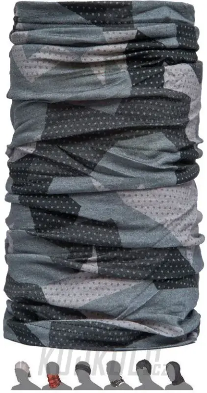 SENSOR TUBE Merino Impress multifunkční šátek, černá/camo Nízká Cena