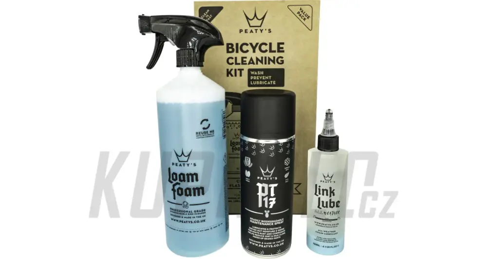 Finální Výprodej Dárkové balení čističe Peaty's gift pack - wash protect lubricate
