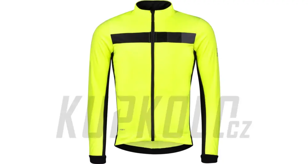 Nová Kolekce Zimní bunda Force Frost softshell pánská, fluo-černá