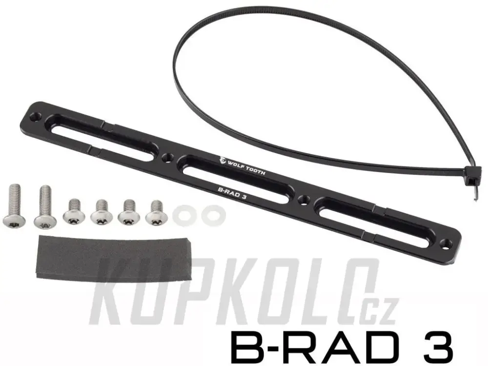 Aktuální Wolf Tooth B-Rad 3 Slot Base Mount