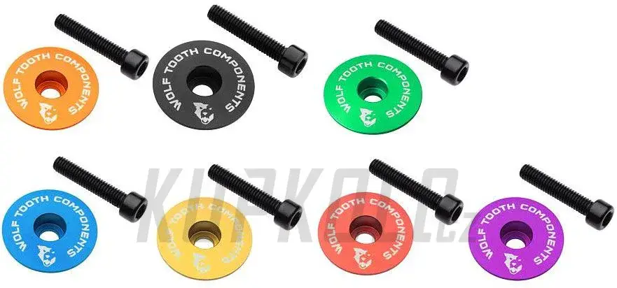 Nízká Cena Wolf Tooth Ultralight Stem Cap Flat víčko na vidlici
