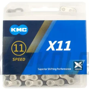 Akce Řetěz KMC X-11, 114 článků, X-Bridge, stříbrná/černá