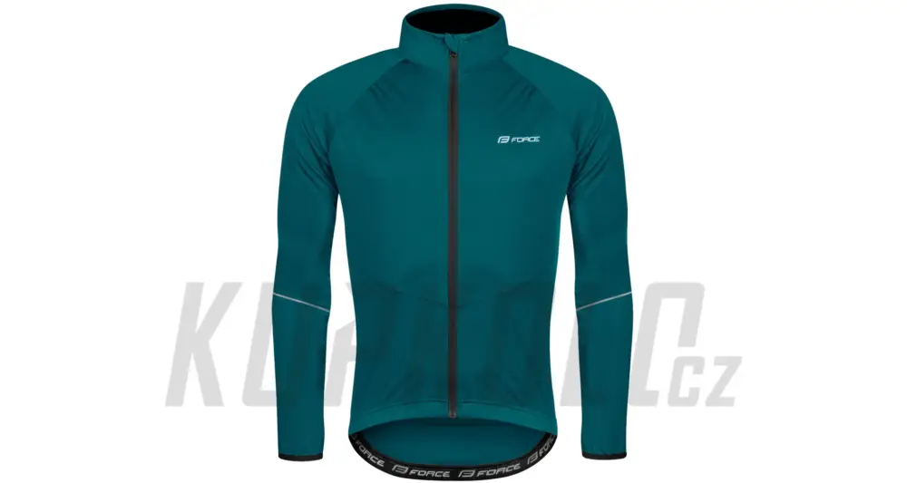 Jarní a podzimní bunda Force ARROW softshell, petrolejová Speciální Cena