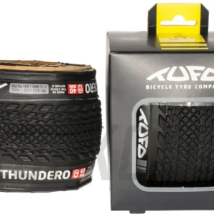 Značkový Gravel plášť TUFO THUNDERO, bezdušový - černý
